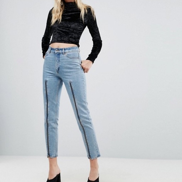 monki straight leg jeans